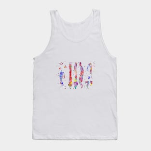 Human anatomy bones Tank Top